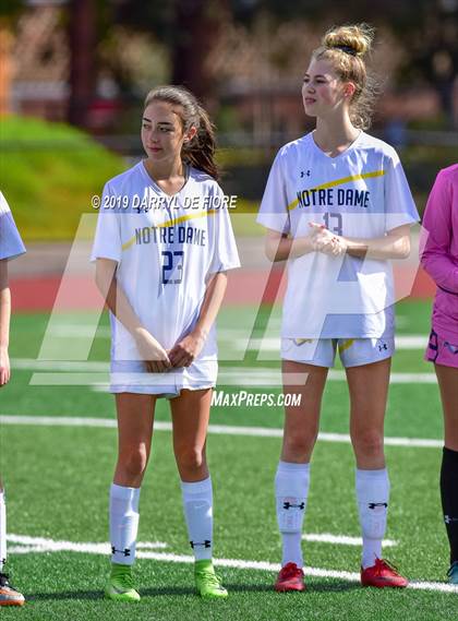 Thumbnail 2 in Norte Dame vs Prospect (CIF CCS D2 Quaterfinal) photogallery.