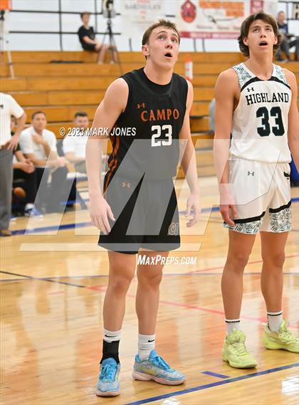Thumbnail 1 in Highland vs. Campo Verde (Moon Valley Beyond Basketball Thanksgiving Tournament) photogallery.