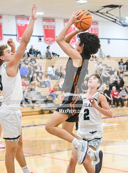 Thumbnail 3 in Highland vs. Campo Verde (Moon Valley Beyond Basketball Thanksgiving Tournament) photogallery.