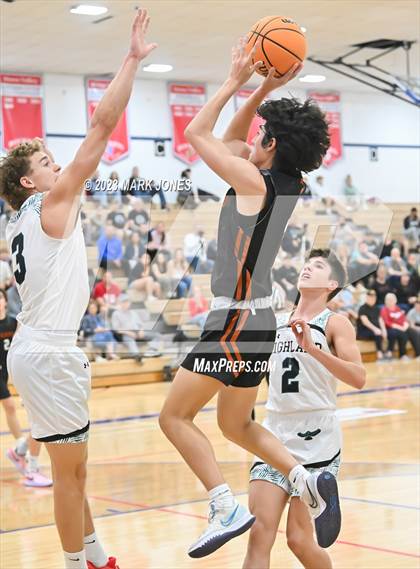 Thumbnail 1 in Highland vs. Campo Verde (Moon Valley Beyond Basketball Thanksgiving Tournament) photogallery.