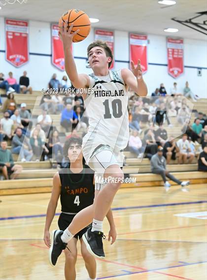 Thumbnail 1 in Highland vs. Campo Verde (Moon Valley Beyond Basketball Thanksgiving Tournament) photogallery.