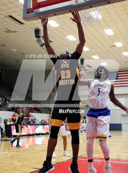 Thumbnail 1 in Sam Houston vs. Fort Bend Elkins (McDonald's Texas Invitational) photogallery.