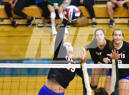 Thumbnail 2 in Cabrini vs John Curtis Christian (Country Day Tournament) photogallery.
