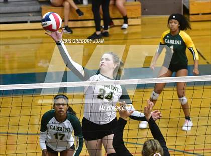 Thumbnail 1 in Cabrini vs John Curtis Christian (Country Day Tournament) photogallery.