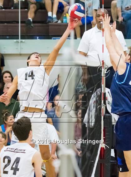 Thumbnail 2 in Saint Francis vs. Bellarmine College Prep (CIF CCS D1 Final) photogallery.