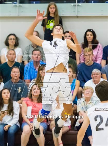 Thumbnail 1 in Saint Francis vs. Bellarmine College Prep (CIF CCS D1 Final) photogallery.