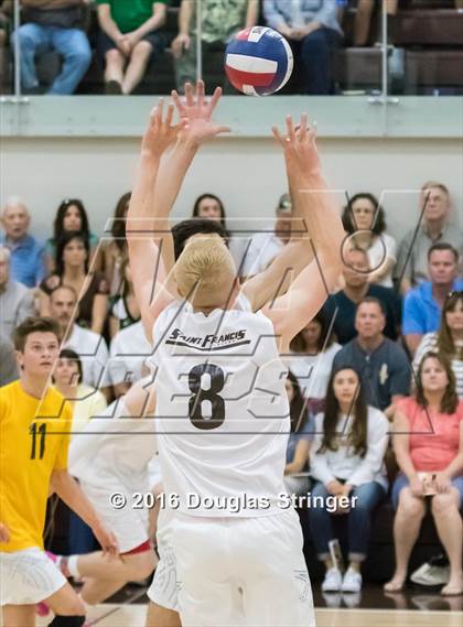 Thumbnail 2 in Saint Francis vs. Bellarmine College Prep (CIF CCS D1 Final) photogallery.