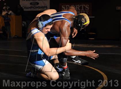 Thumbnail 1 in CIF SS Masters Wrestling Championships (Day 1) photogallery.
