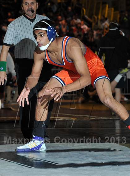Thumbnail 3 in CIF SS Masters Wrestling Championships (Day 1) photogallery.