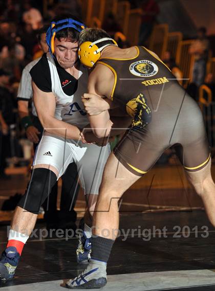 Thumbnail 3 in CIF SS Masters Wrestling Championships (Day 1) photogallery.