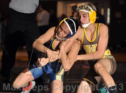 Thumbnail 3 in CIF SS Masters Wrestling Championships (Day 1) photogallery.