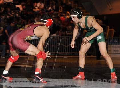 Thumbnail 1 in CIF SS Masters Wrestling Championships (Day 1) photogallery.