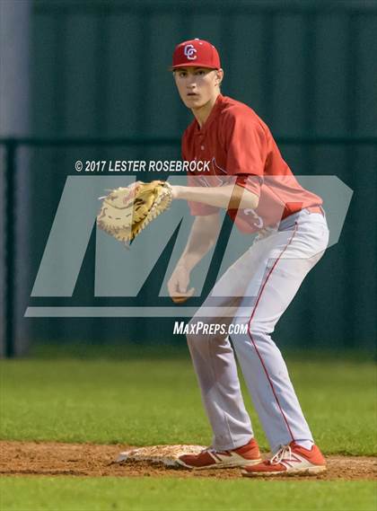 Thumbnail 1 in Columbus vs. Navarro (La Grange Baseball Tournament) photogallery.