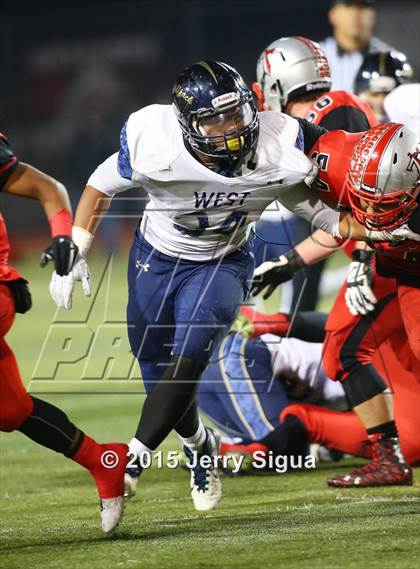 Thumbnail 2 in West @ Antelope (CIF SJS D2 Rd. 1 playoff) photogallery.