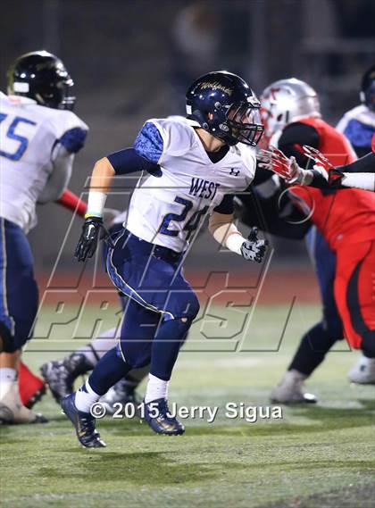 Thumbnail 2 in West @ Antelope (CIF SJS D2 Rd. 1 playoff) photogallery.