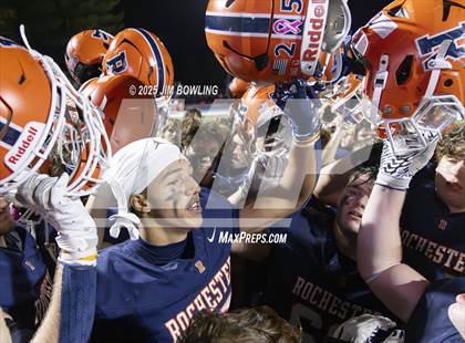 Thumbnail 3 in Rochester vs Sacred Heart-Griffin (IHSA 4A State Quarterfinal) photogallery.