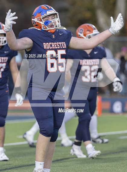 Thumbnail 2 in Rochester vs Sacred Heart-Griffin (IHSA 4A State Quarterfinal) photogallery.