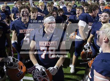Thumbnail 2 in Rochester vs Sacred Heart-Griffin (IHSA 4A State Quarterfinal) photogallery.