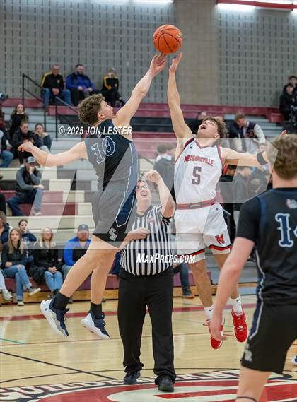 Thumbnail 1 in Mechanicville vs. Cobleskill-Richmondville (NYSPHSAA Section 2 Class B Quarter Finals) photogallery.