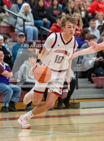 Thumbnail 3 in Mechanicville vs. Cobleskill-Richmondville (NYSPHSAA Section 2 Class B Quarter Finals) photogallery.