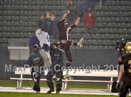 Thumbnail 1 in Brookside Christian vs. Bishop's (CIF State D4 Final) photogallery.