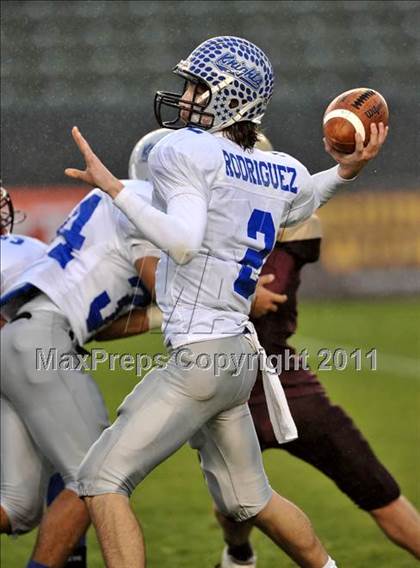 Thumbnail 2 in Brookside Christian vs. Bishop's (CIF State D4 Final) photogallery.