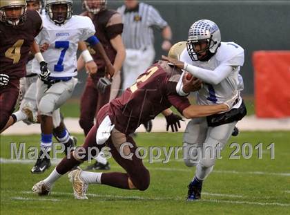 Thumbnail 3 in Brookside Christian vs. Bishop's (CIF State D4 Final) photogallery.