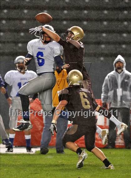 Thumbnail 3 in Brookside Christian vs. Bishop's (CIF State D4 Final) photogallery.