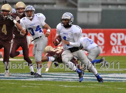 Thumbnail 1 in Brookside Christian vs. Bishop's (CIF State D4 Final) photogallery.