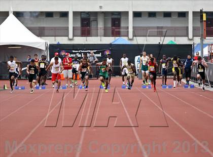Thumbnail 3 in Arcadia Invitational (100 M Dash) photogallery.