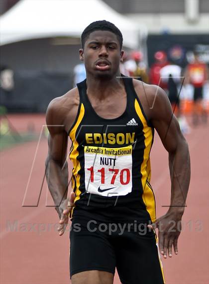 Thumbnail 1 in Arcadia Invitational (100 M Dash) photogallery.