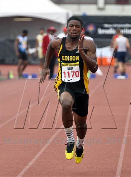 Thumbnail 2 in Arcadia Invitational (100 M Dash) photogallery.