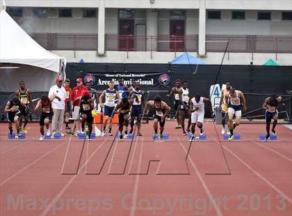 Thumbnail 1 in Arcadia Invitational (100 M Dash) photogallery.