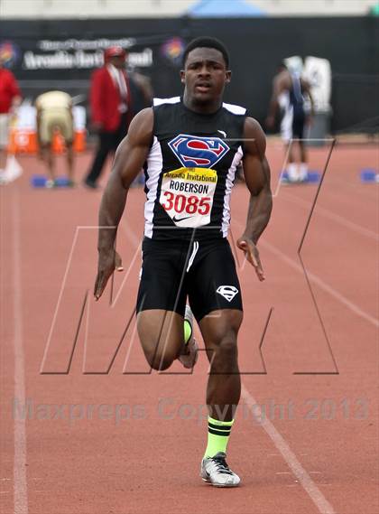 Thumbnail 2 in Arcadia Invitational (100 M Dash) photogallery.