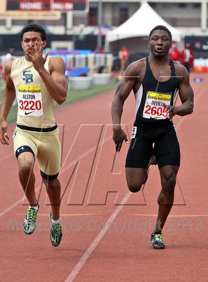 Thumbnail 2 in Arcadia Invitational (100 M Dash) photogallery.