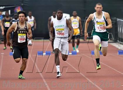 Thumbnail 3 in Arcadia Invitational (100 M Dash) photogallery.