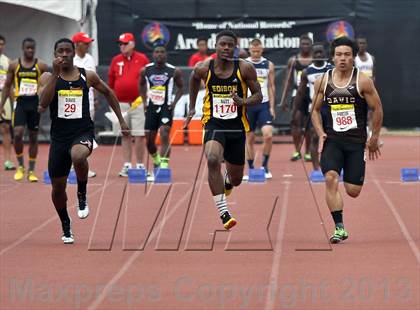 Thumbnail 1 in Arcadia Invitational (100 M Dash) photogallery.