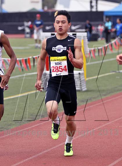 Thumbnail 3 in Arcadia Invitational (100 M Dash) photogallery.
