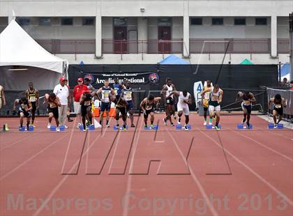 Thumbnail 3 in Arcadia Invitational (100 M Dash) photogallery.