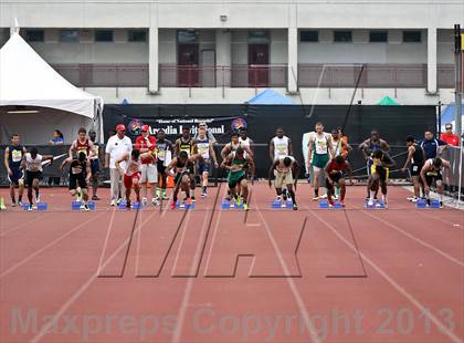 Thumbnail 1 in Arcadia Invitational (100 M Dash) photogallery.