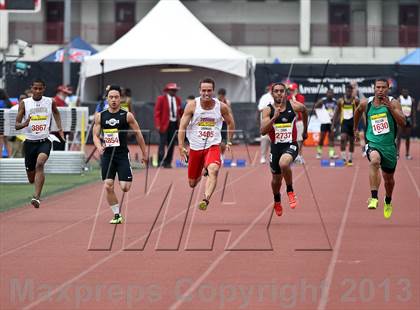 Thumbnail 3 in Arcadia Invitational (100 M Dash) photogallery.
