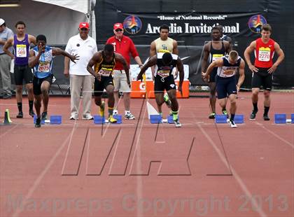 Thumbnail 1 in Arcadia Invitational (100 M Dash) photogallery.