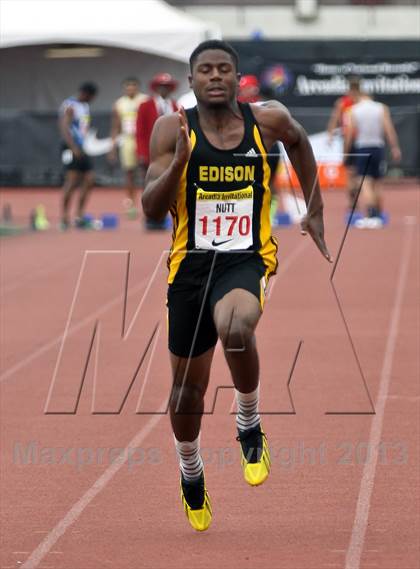 Thumbnail 3 in Arcadia Invitational (100 M Dash) photogallery.