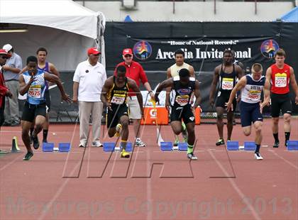 Thumbnail 2 in Arcadia Invitational (100 M Dash) photogallery.