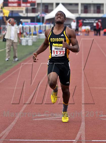 Thumbnail 1 in Arcadia Invitational (100 M Dash) photogallery.