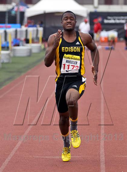 Thumbnail 1 in Arcadia Invitational (100 M Dash) photogallery.