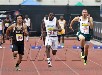 Thumbnail 1 in Arcadia Invitational (100 M Dash) photogallery.