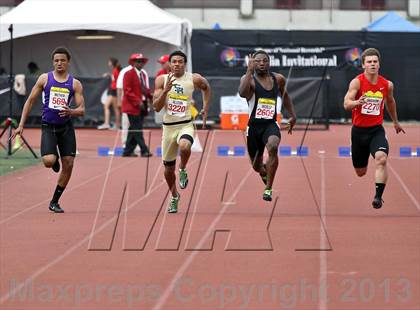 Thumbnail 1 in Arcadia Invitational (100 M Dash) photogallery.