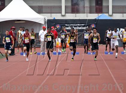 Thumbnail 3 in Arcadia Invitational (100 M Dash) photogallery.