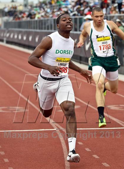 Thumbnail 3 in Arcadia Invitational (100 M Dash) photogallery.